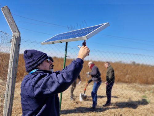 Instalación del nodo de humedad en el CE